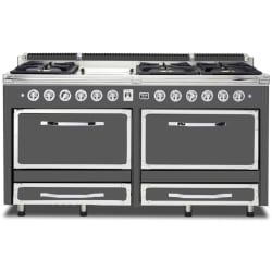 66 Inch Freestanding Dual Fuel Range - 66 Inch Tuscany Dual Fuel Range with Griddle view