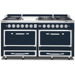 66 Inch Freestanding Dual Fuel Range - 66 Inch Tuscany Dual Fuel Range with Griddle view
