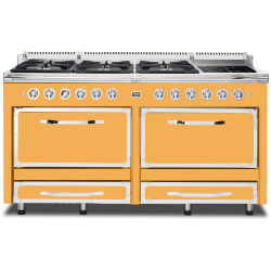 66 Inch Freestanding Dual Fuel Range  - 66 Inch Freestanding Dual Fuel Range in Front View view