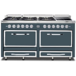 66 Inch Freestanding Dual Fuel Range  - 66 Inch Freestanding Dual Fuel Range in Front View view