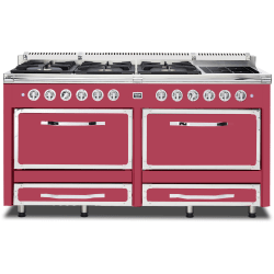 66 Inch Freestanding Dual Fuel Range  - 66 Inch Freestanding Dual Fuel Range in Front View view