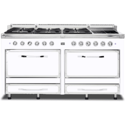 66 Inch Freestanding Dual Fuel Range - Front view