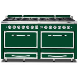 66 Inch Freestanding Dual Fuel Range  - 66 Inch Freestanding Dual Fuel Range in Ivy Finish view
