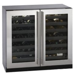 36 Inch Built-In Wine Storage - Stainless Steel view