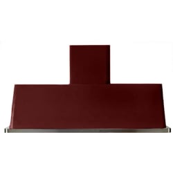 60 Inch Wall Mount Range Hood  - Burgundy view