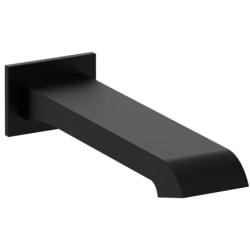 Single Handle Wall Mount Tub Spout Faucet  - Single Handle Wall Mount Tub Spout Faucet with 8 1/2 Inch Spout Reach in Black view