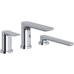 3-Hole Pressure Balance Deck Mount Tub Filler Trim  - Fresk™ 3-Hole Deck Mount Tub Filler Trim in Chrome view