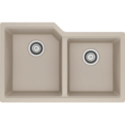 30 Inch Urban Granite Undermount Double Bowl Kitchen Sink  - Urban UBG120-28CHA Granite Champagne view