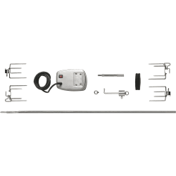 Commercial Grade Rotisserie Kit for Extra Large Grills - Commercial Grade Rotisserie Kit for Extra Large Grills view