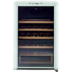 21 Inch Undercounter Single Zone Wine Cooler - Classic Retro 28-Bottle Electric Wine Cooler view