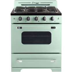 30 Inch Freestanding Gas Range - Classic Retro 30" Convection Gas Range view