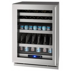 24 Inch Dual Zone Beverage Center - 24" Beverage Center with Left Hand Hinge & Lock view