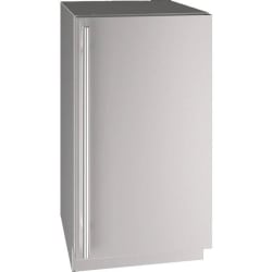 18 Inch Undercounter Refrigerator  - Stainless Steel Front view