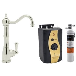 Instant Hot Filtered Water Dispenser Kit - Polished Nickel view