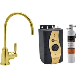 Instant Hot Filtered Water Dispenser Kit  - Inca Brass view