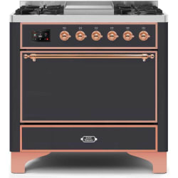 36 Inch Freestanding Dual Fuel Range - 36 Inch Freestanding Dual Fuel Range in Front View view