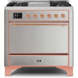 36 Inch Freestanding Dual Fuel Range - 36 Inch Freestanding Dual Fuel Range in Front View view