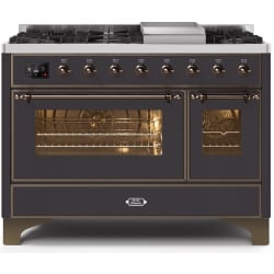 48 Inch Freestanding Dual Fuel Range - 48 Inch Matte Graphite Natural Gas Freestanding Range view