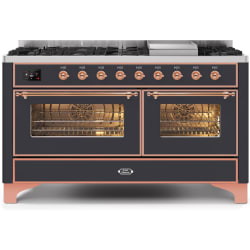 60 Inch Freestanding Dual Fuel Range - 60 Inch Freestanding Dual Fuel Range in Front View view
