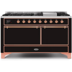 60 Inch Freestanding Dual Fuel Range - 60 Inch Freestanding Dual Fuel Range in Front View view
