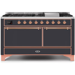 60 Inch Freestanding Dual Fuel Range - 60 Inch Freestanding Dual Fuel Range in Front View view
