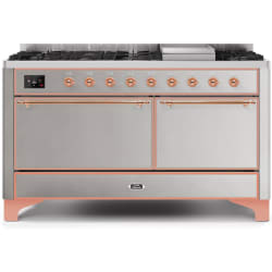 60 Inch Freestanding Dual Fuel Range - 60 Inch Freestanding Dual Fuel Range in Front View view