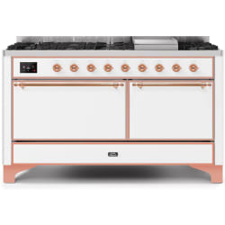 60 Inch Freestanding Dual Fuel Range - 60 Inch Freestanding Dual Fuel Range in Front View view