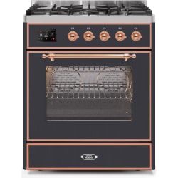 30 Inch Freestanding Dual Fuel Range - 30 Inch Matte Graphite Natural Gas Freestanding Range view