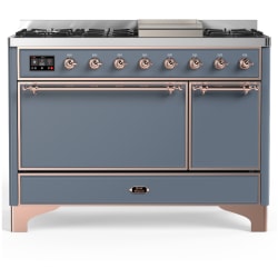 48 Inch Freestanding Solid Door Dual Fuel Range  - no_label view