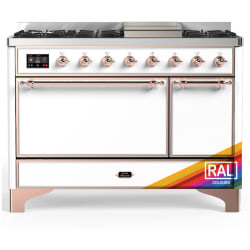 48 Inch Freestanding Solid Door Dual Fuel Range  - 48 Inch Freestanding Dual Fuel Range view