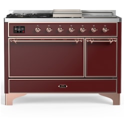48 Inch Freestanding Dual Fuel Double Oven Range  - Majestic III 48 inch Dual Fuel Range view