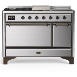 48 Inch Freestanding Dual Fuel Double Oven Range  - Majestic III 48 inch Dual Fuel Range view