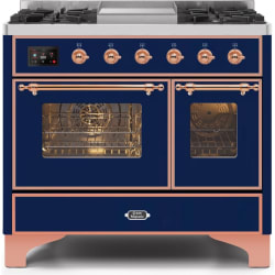 40 Inch Freestanding Dual Fuel Range  - 40 Inch Midnight Blue Natural Gas Freestanding Range view