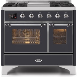 40 Inch Freestanding Dual Fuel Range - 40 Inch Matte Graphite Natural Gas Freestanding Range view