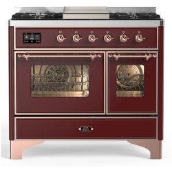 40 Inch Freestanding Dual Fuel Range  - 40 Inch Dual Fuel Range with 6 Sealed Burners, Griddle view