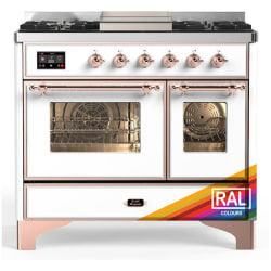 40 Inch Freestanding Dual Fuel Range  - 40 Inch Dual Fuel Range with 6 Sealed Burners, Griddle view