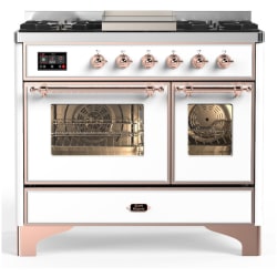 40 Inch Freestanding Dual Fuel Range  - 40 Inch Dual Fuel Range with 6 Sealed Burners, Griddle view