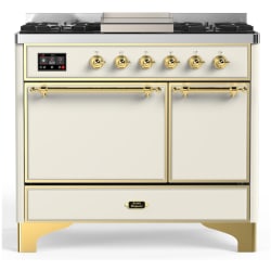 40 Inch Freestanding Dual Fuel Range  - 40 Inch Dual Fuel Range with 6 Sealed Burners, Griddle view