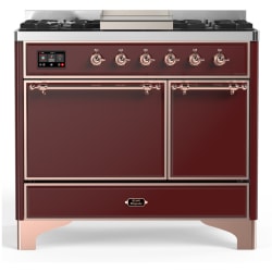 40 Inch Freestanding Dual Fuel Range  - 40 Inch Dual Fuel Range with 6 Sealed Burners, Griddle view