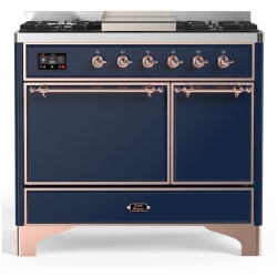 40 Inch Freestanding Dual Fuel Range  - 40 Inch Dual Fuel Range with 6 Sealed Burners, Griddle view