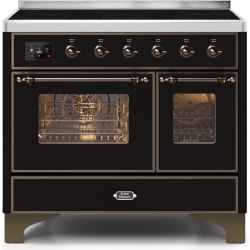 40 Inch Freestanding Induction Range - 40 Inch Glossy Black Freestanding Induction Range view