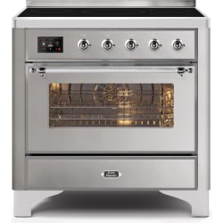 36 Inch Freestanding Electric Induction Range - 36 Inch Stainless Steel Freestanding Range view
