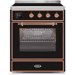 30 Inch Freestanding Induction Range - 30 Inch Glossy Black Freestanding Induction Range view