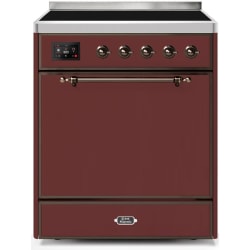 30 Inch Freestanding Induction Range - 30 Inch Freestanding Electric Induction Range in Front View view