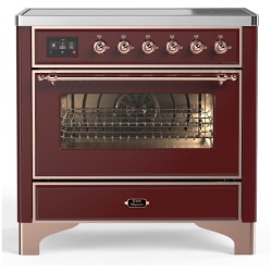 36 Inch Freestanding Induction Range  - 36 Inch Induction Range with 6 Induction Elements view