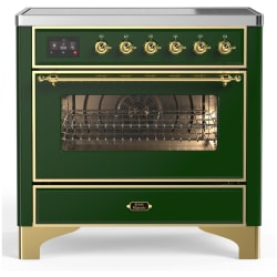 36 Inch Freestanding Induction Range  - 36 Inch Induction Range with 6 Induction Elements view