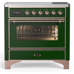 36 Inch Freestanding Induction Range  - 36 Inch Induction Range with 6 Induction Elements view