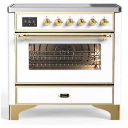 36 Inch Freestanding Induction Range  - 36 Inch Induction Range with 6 Induction Elements view