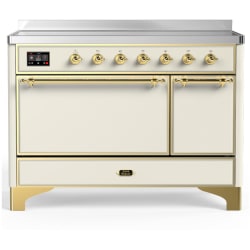 48 Inch Freestanding Induction Solid Door Range  - 48 Inch Induction Range with 6 Elements view