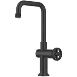 12 3/8 Inch Industrial Single Handle Kitchen Bar Faucet  - Industrial Single Handle Kitchen Bar Faucet in Faucet in Matte Black view